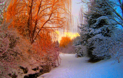 The depths of winter – the warmth of summer